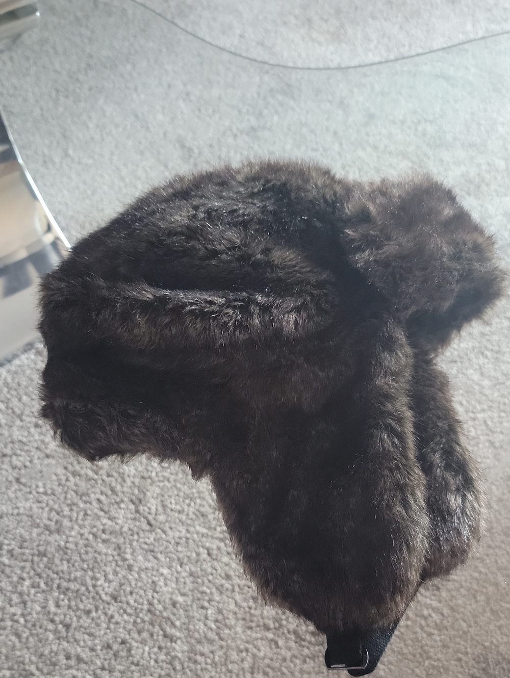 Target Black Faux Fur Hat